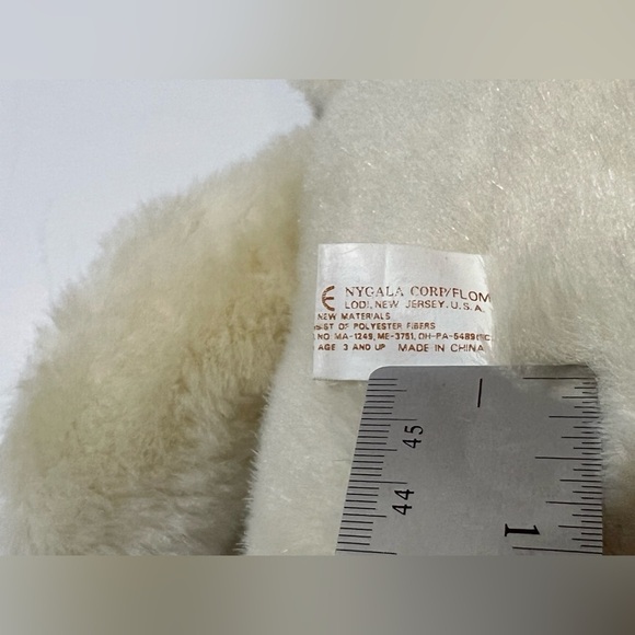 Vintage Flomo Friends Forever Beige Tan Teddy Bear 15” Plush Has Tags - Picture 12 of 13